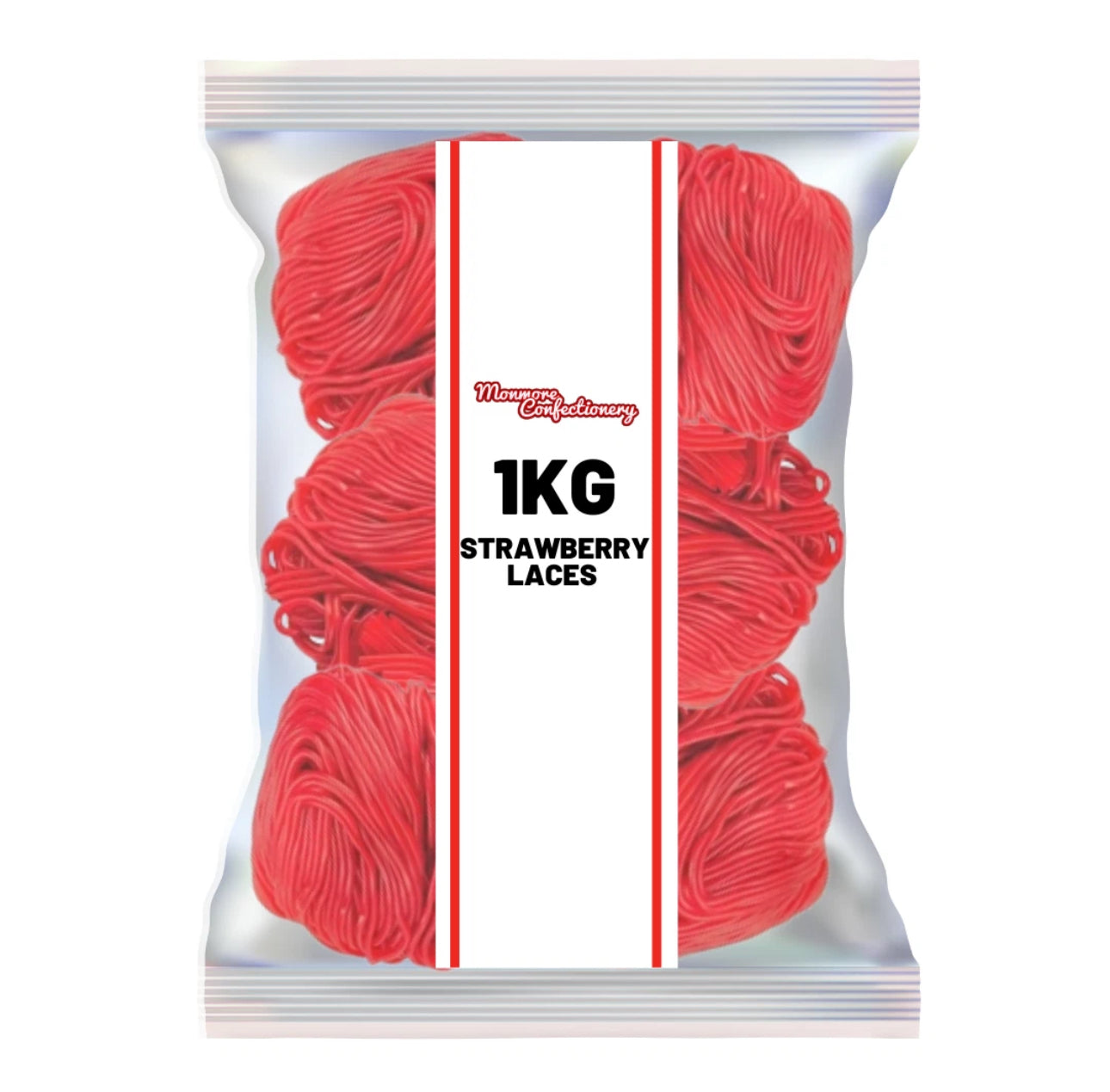 1kg Strawberry Laces