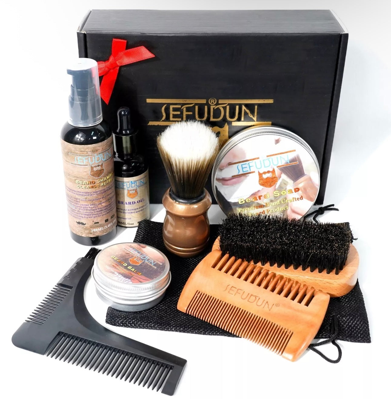 9pc Beard Grooming Kit