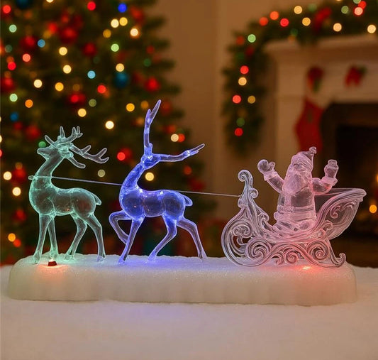 Light Up Musical Santa & Sleigh