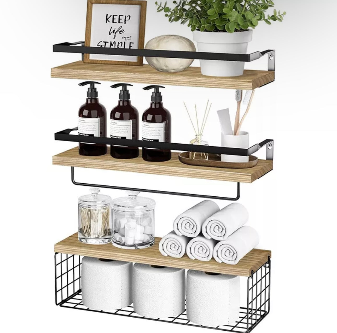 Set of 3 Floating Shelves