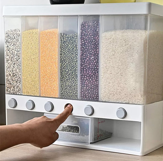 6 in 1 Dry Food Storage/ Dispenser