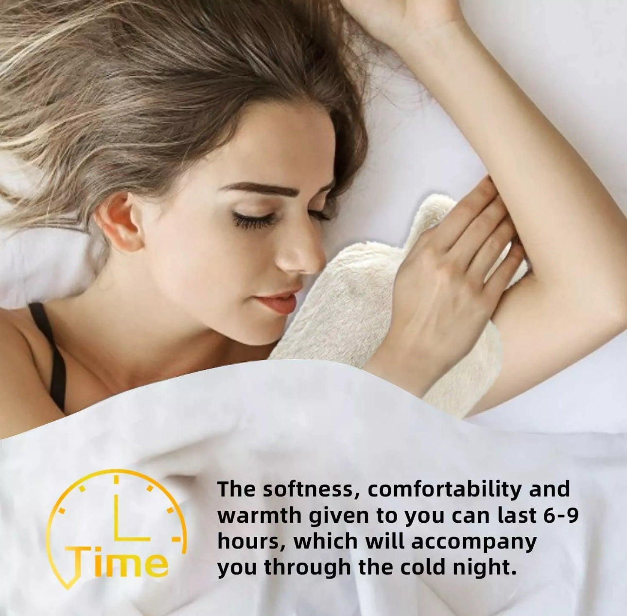 2L Hot Water Bottle & Plush Cover