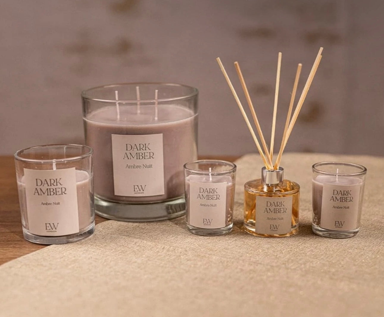 Dark Amber Home Scent Set