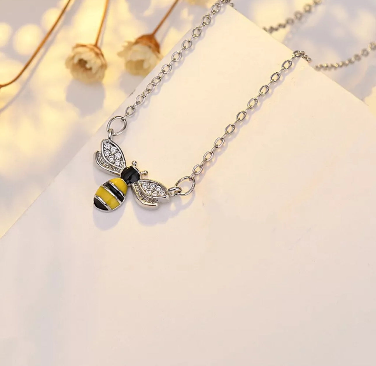 Bee Pendant Necklace