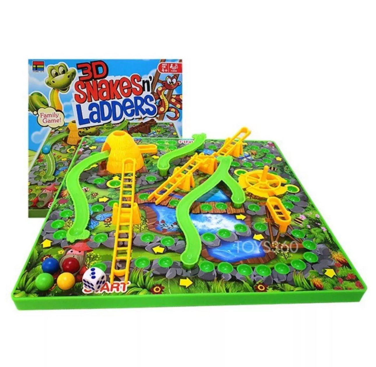 3D Snakes & Ladders