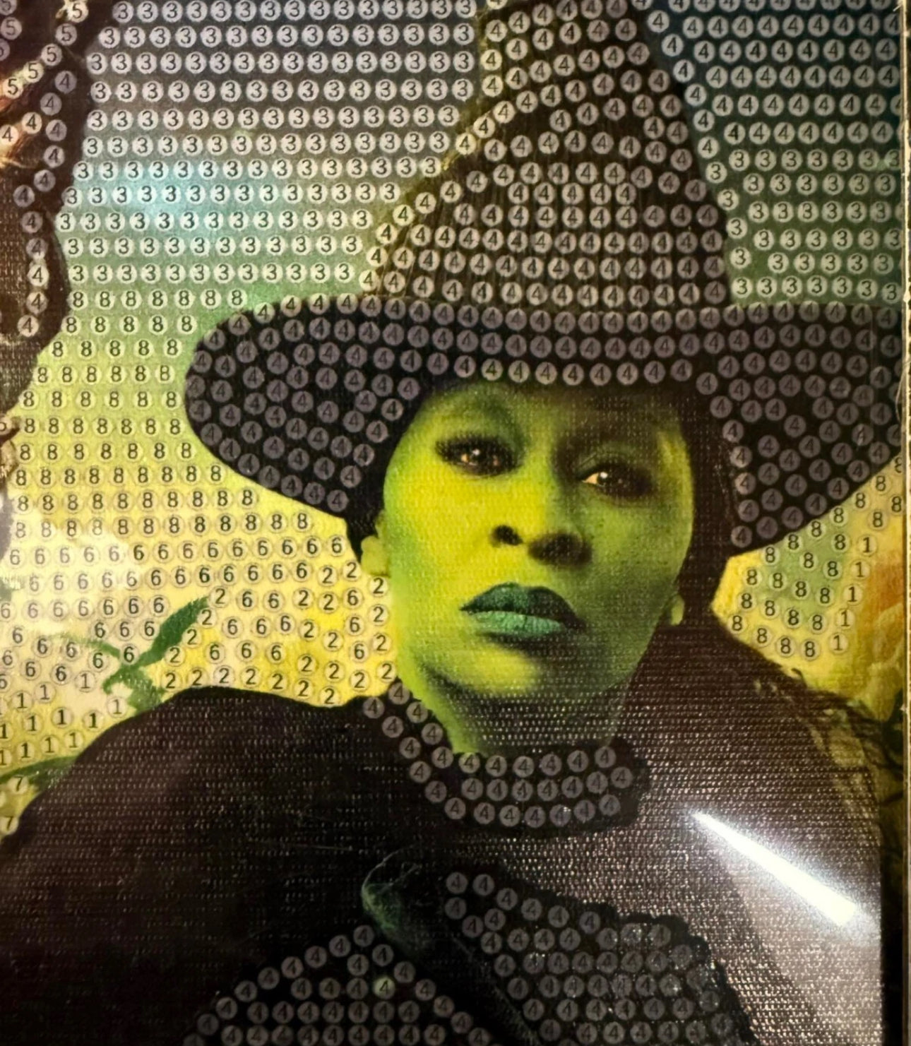 Green Witch Gem Art