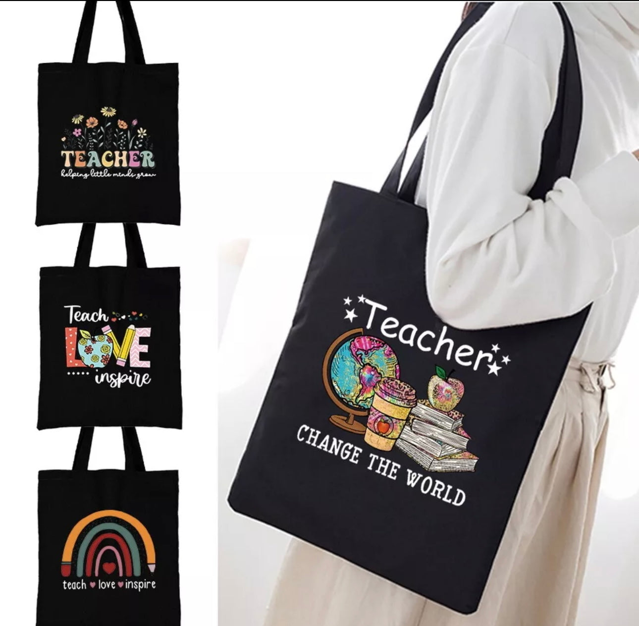 Teacher Reuse-able Tote Bag