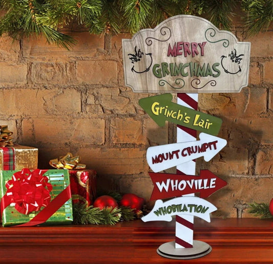 Wooden Christmas Sign