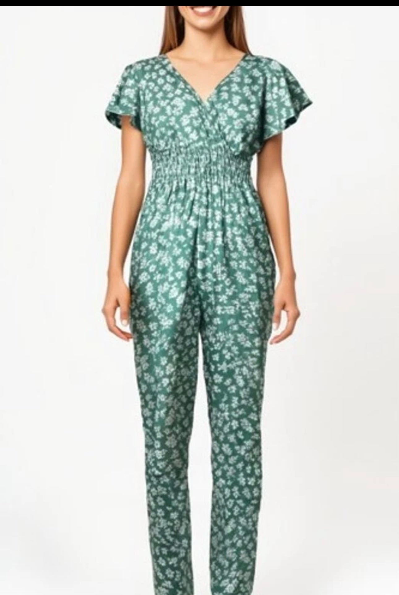 Women’s Floral Wide Leg Jumpsuit