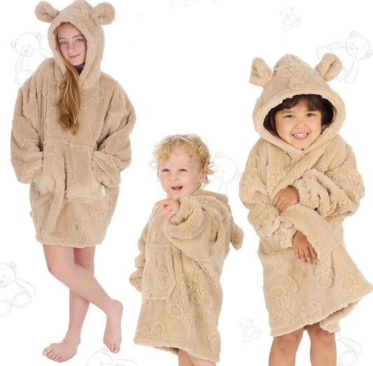 Children’s Teddy Hooded Blanket