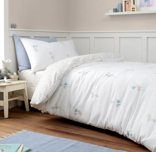 Brushed Cotton Balloons Juniors Cot Bed Duvet