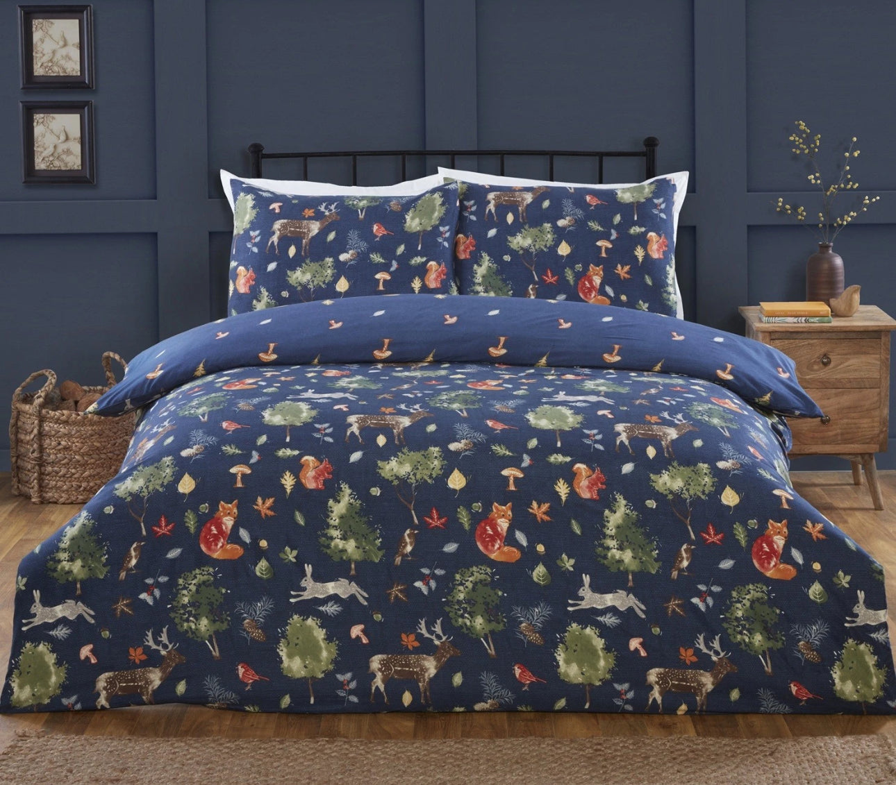 Twilight Autumn Reversible Duvet Set - KING