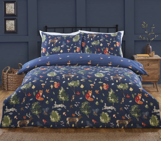 Twilight Autumn Reversible Duvet Set - KING