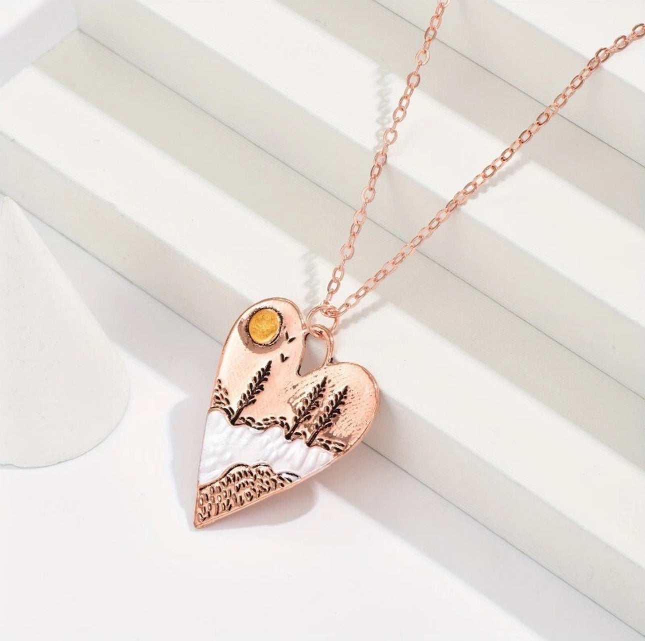 Bohemian Heart Necklace