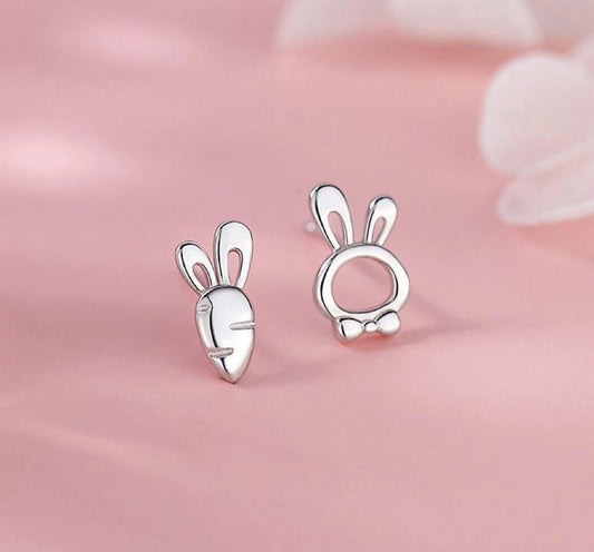 Cute Rabbit & Carrot Earrings
