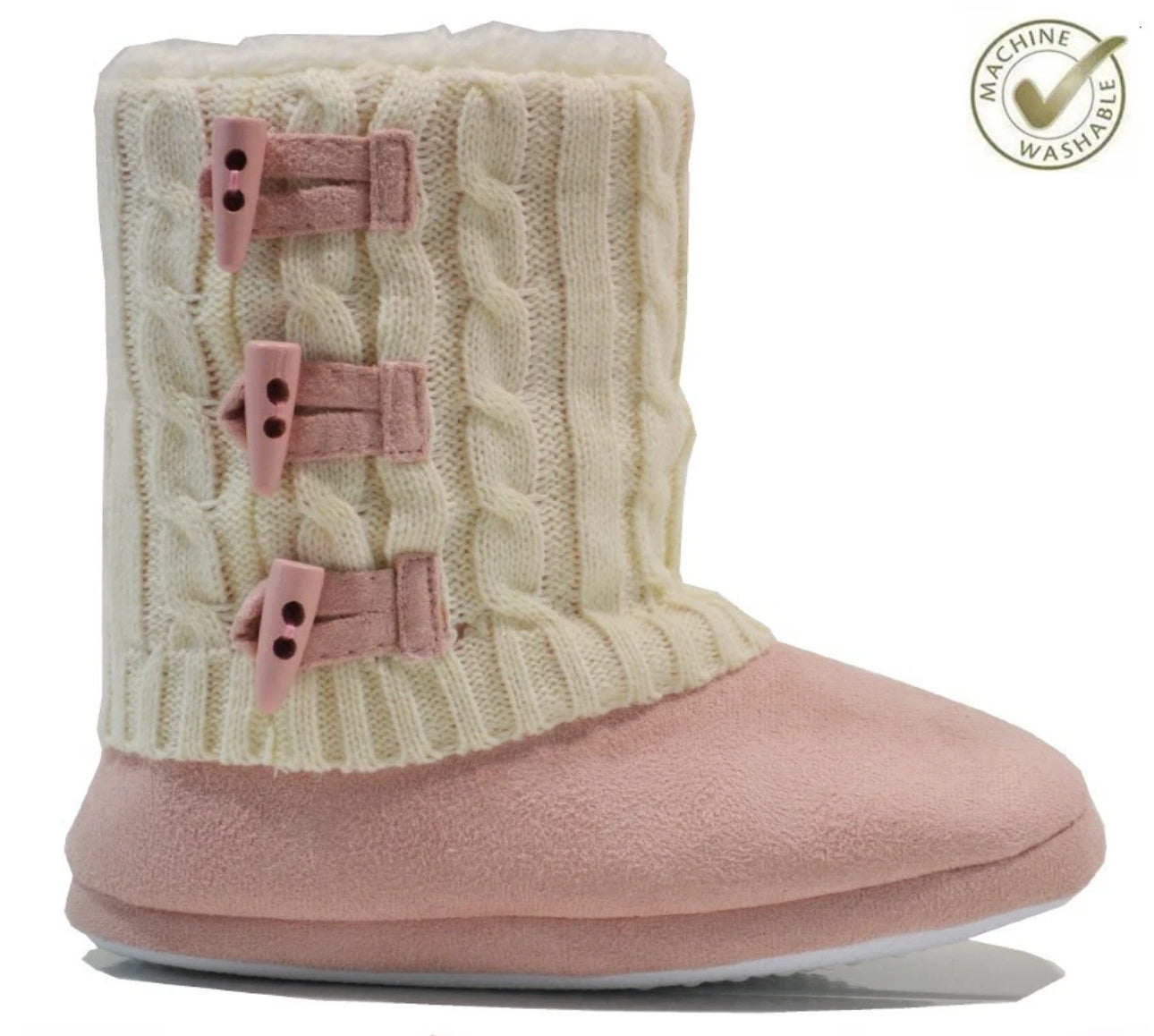 Ladies Memory Foam Slipper Boots