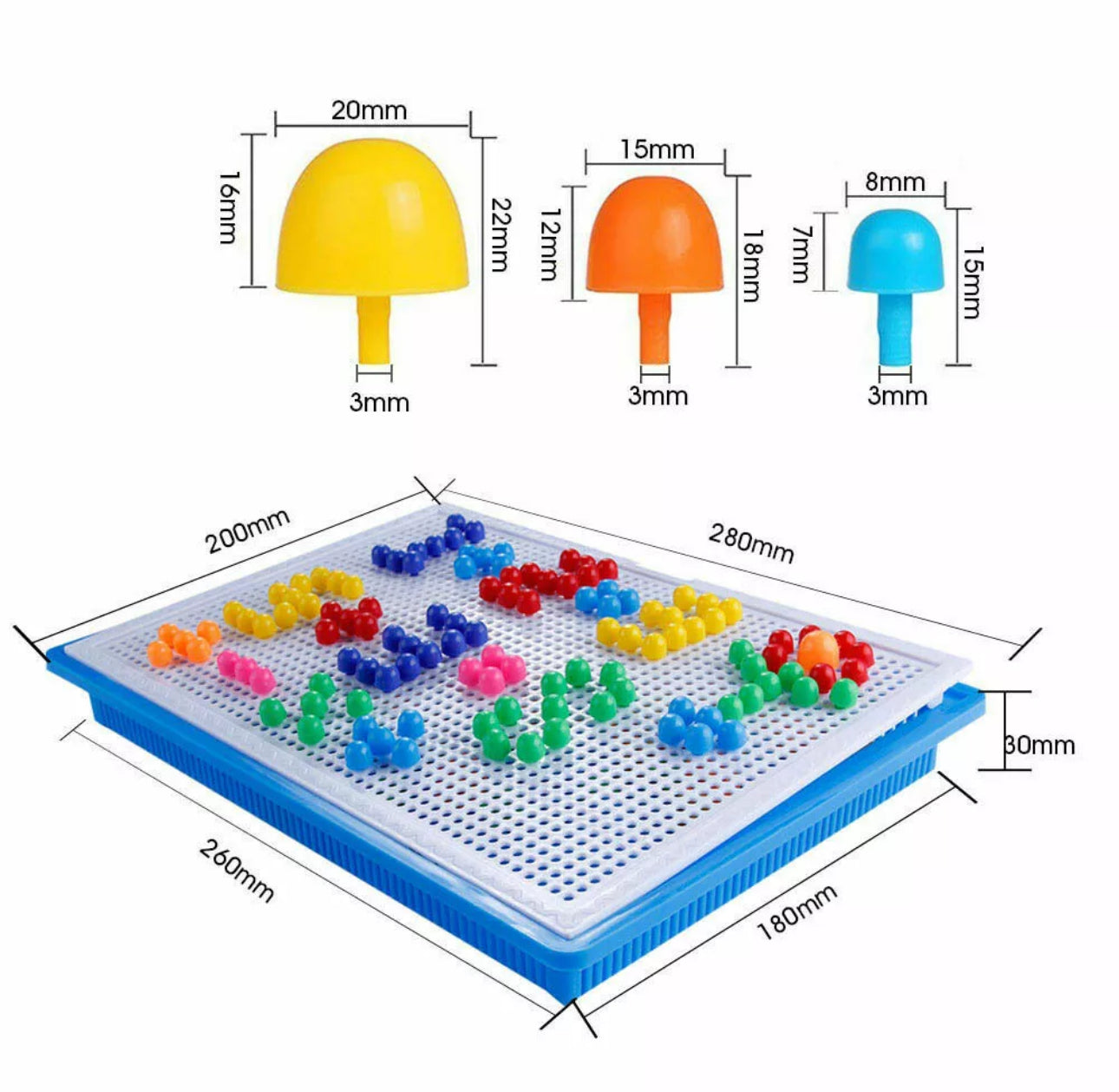 Mosaic Peg Board Activity