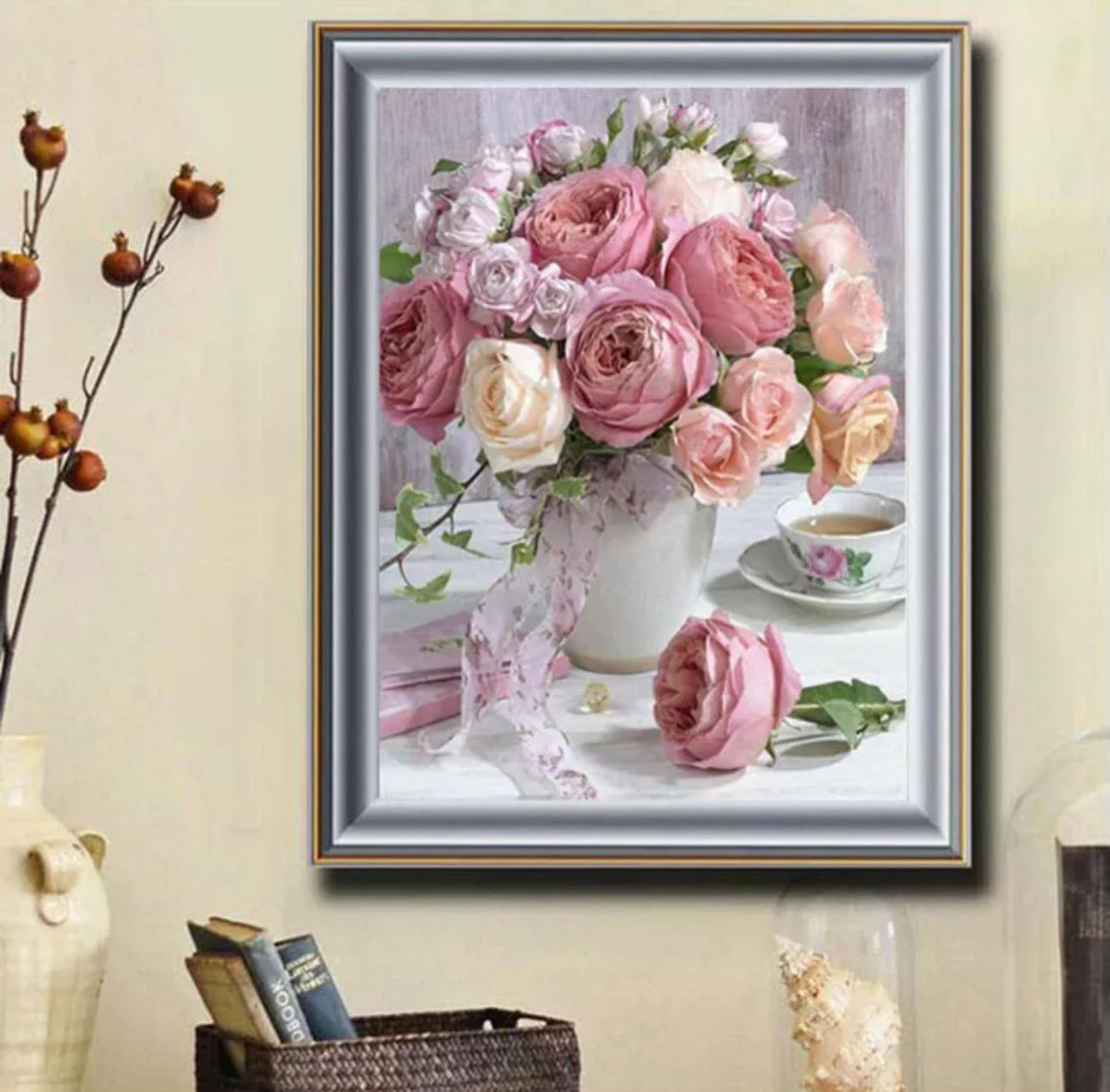 Roses Bouquet Diamond Art 30 x 40cm