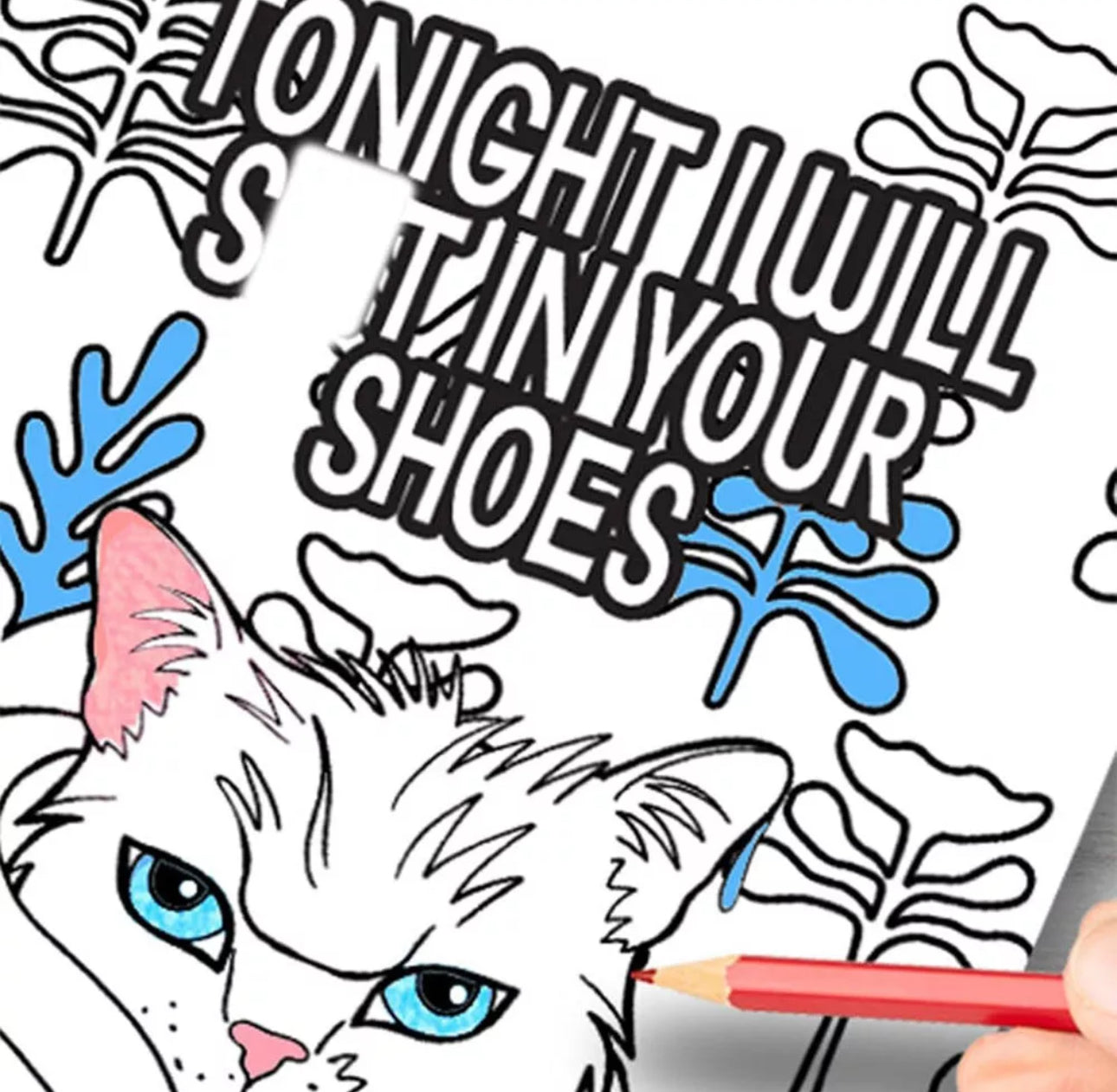 Sweary Cats Adult Colouring Book