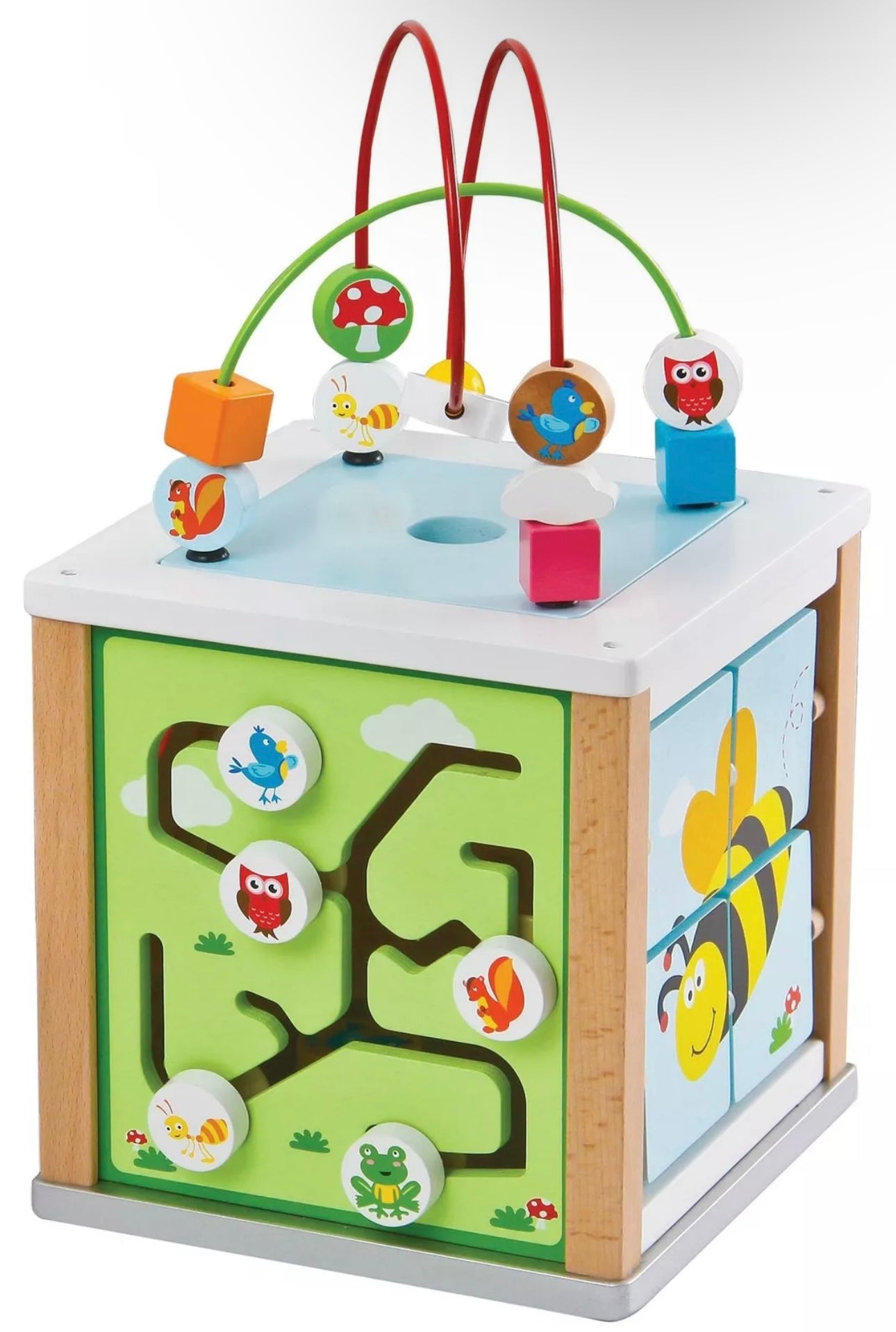 Wooden Nature Activity Cube