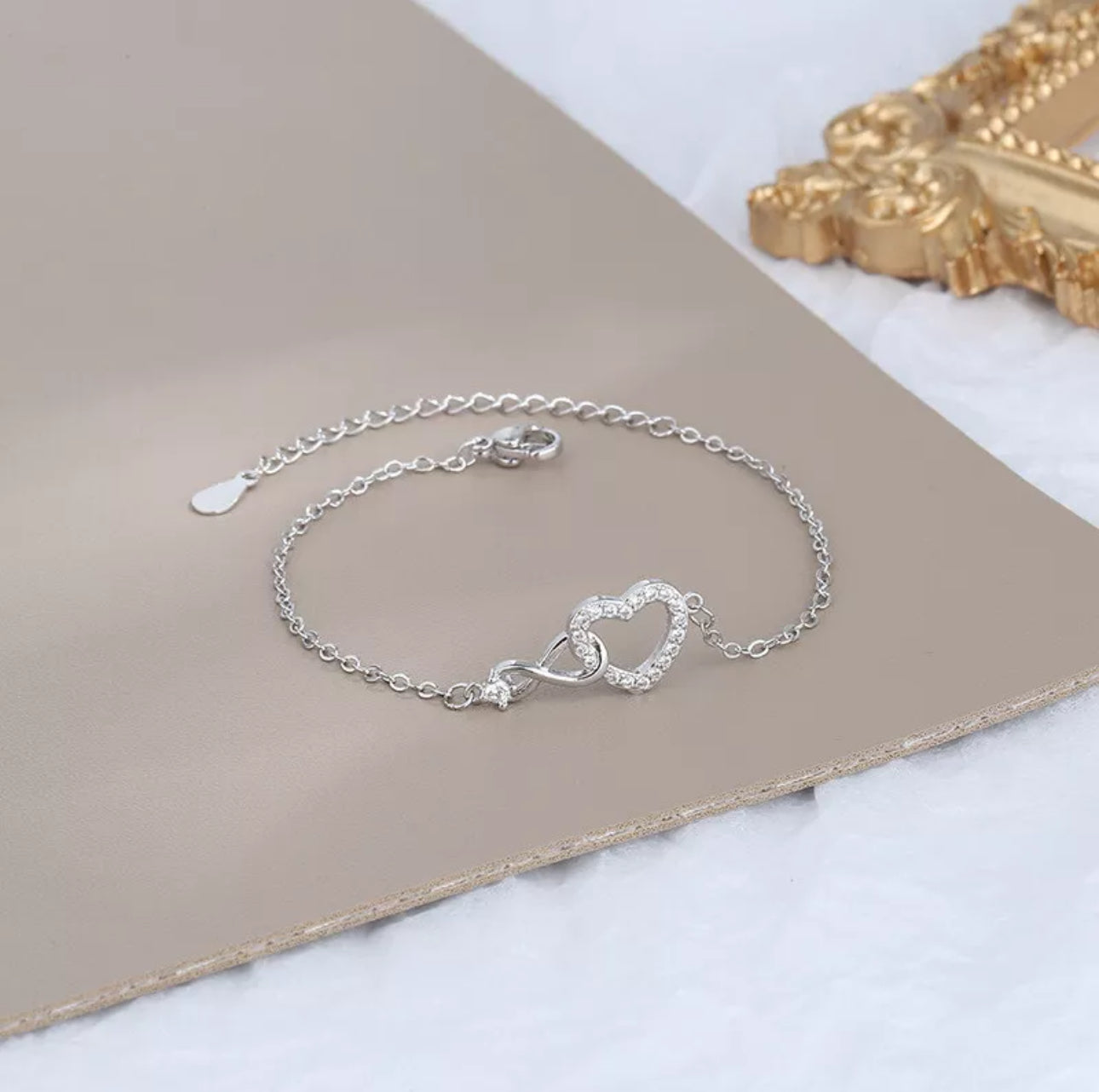 Crystal Heart Bracelet