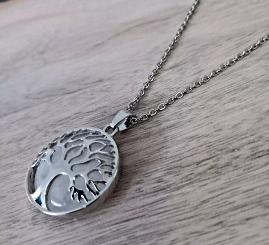 Tree Of Life Healing Quartz Necklace
