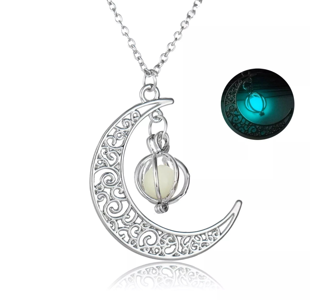 Halloween Pumpkin Night Glow Necklace