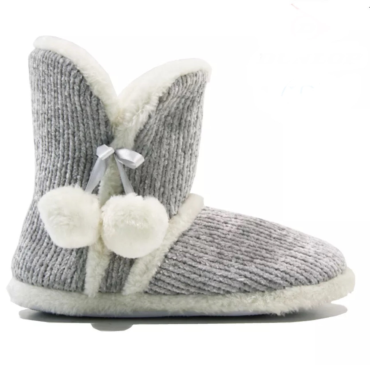 Ladies Plush Slipper Boots
