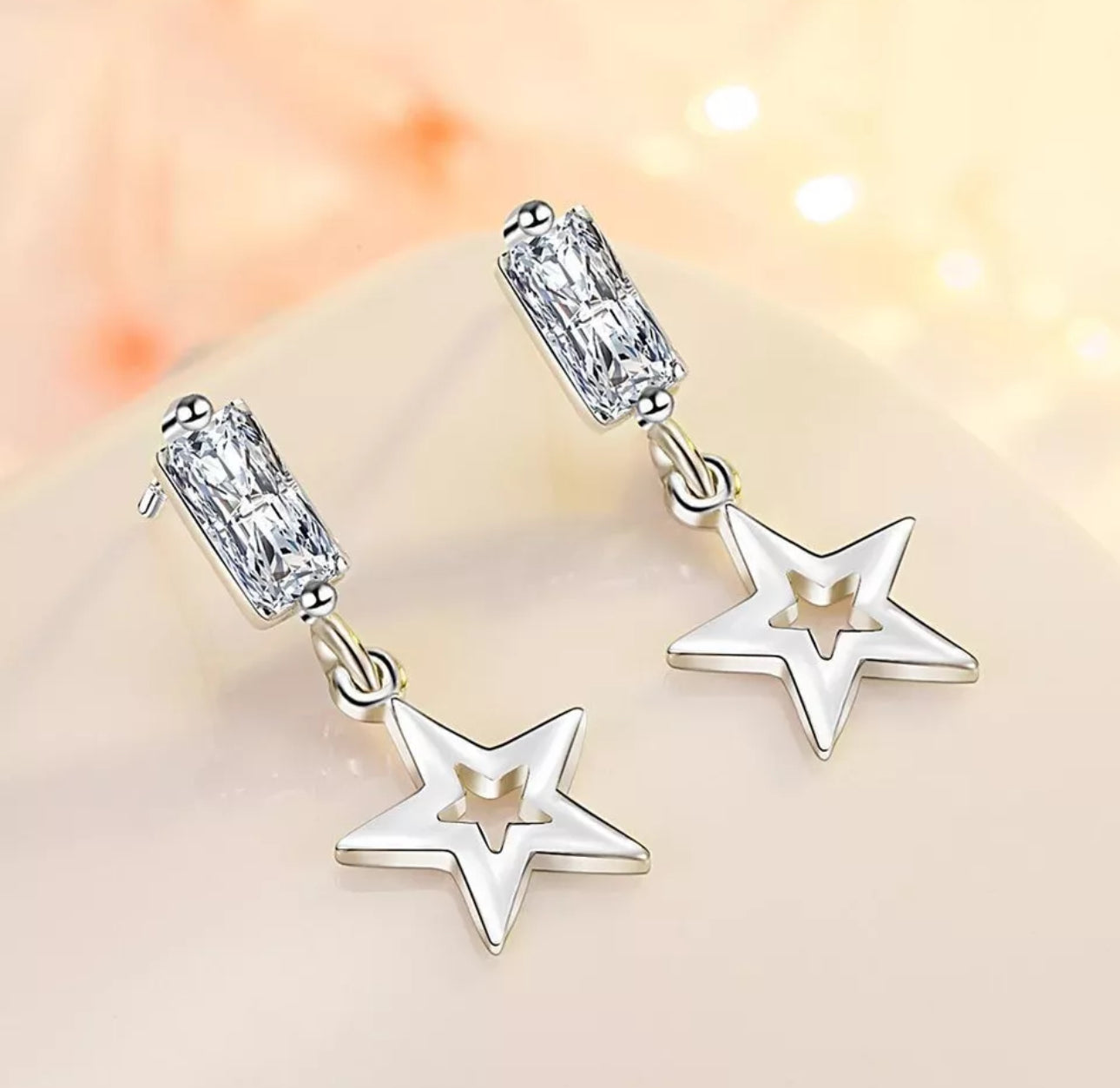 Star Drop Earrings