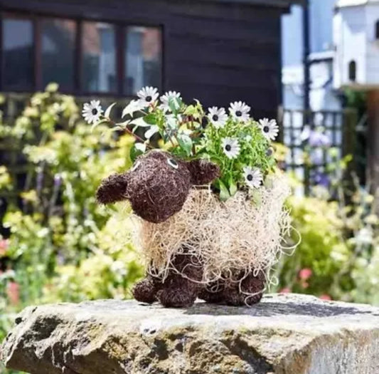 Sheep Rattan Planter