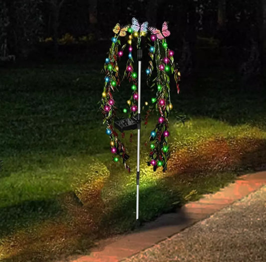 LED Solar Butterfly Garden Stake Light