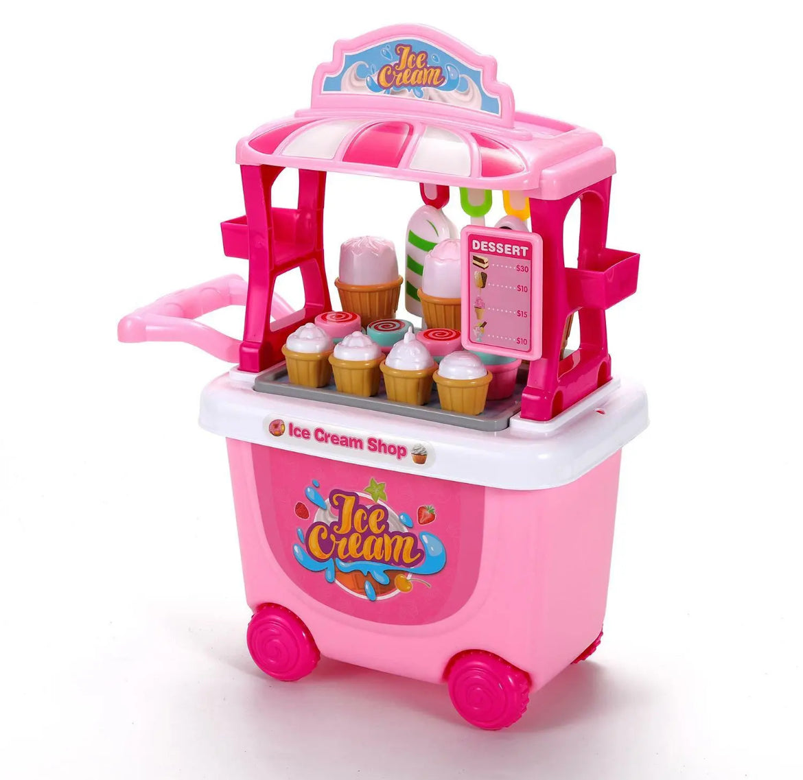 Ice Cream Shop Toy Cart