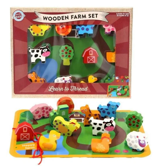 Wooden Farm Play Set
