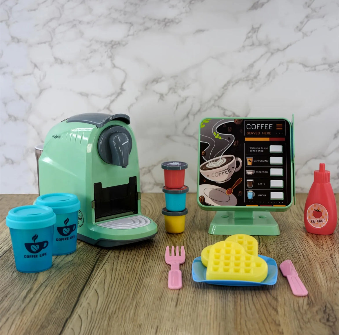 Children’s Mini Coffee Machine Playset