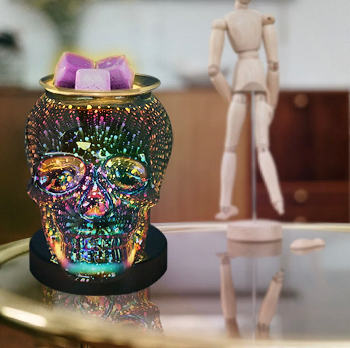 Firework Skull Aroma Lamp