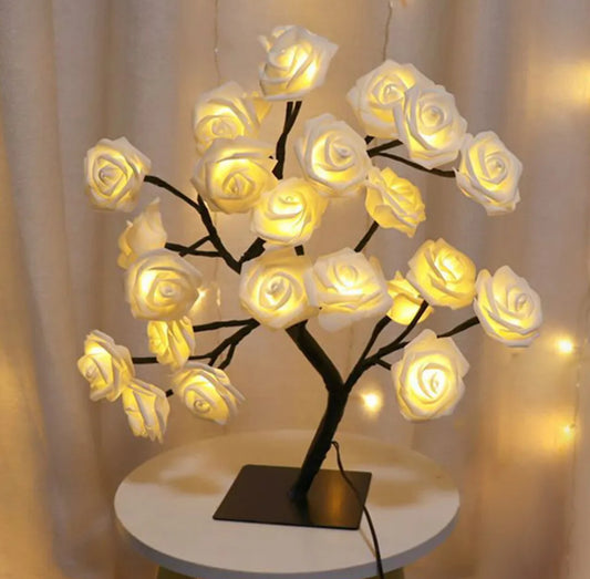 LED Rose Tree Night Light