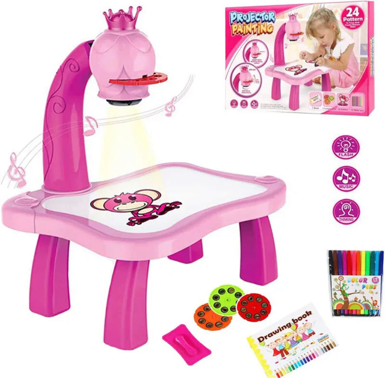 LED children’s Art Projector Drawing Table