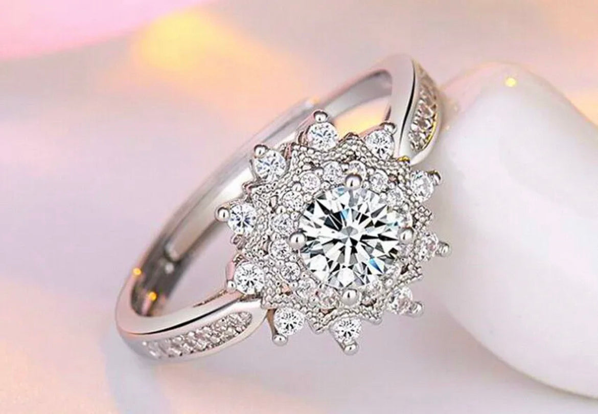 Snowflake Adjustable Ring