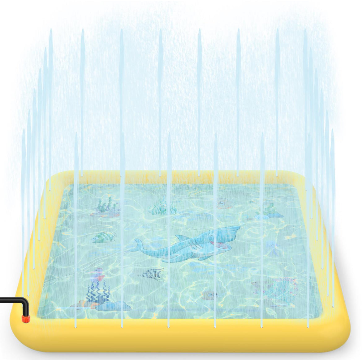 Large Square Sprinkle Splash Water Mat