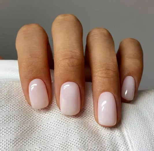 Milky Pink Press On Nails