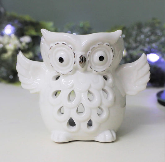 Ceramic Owl Burner