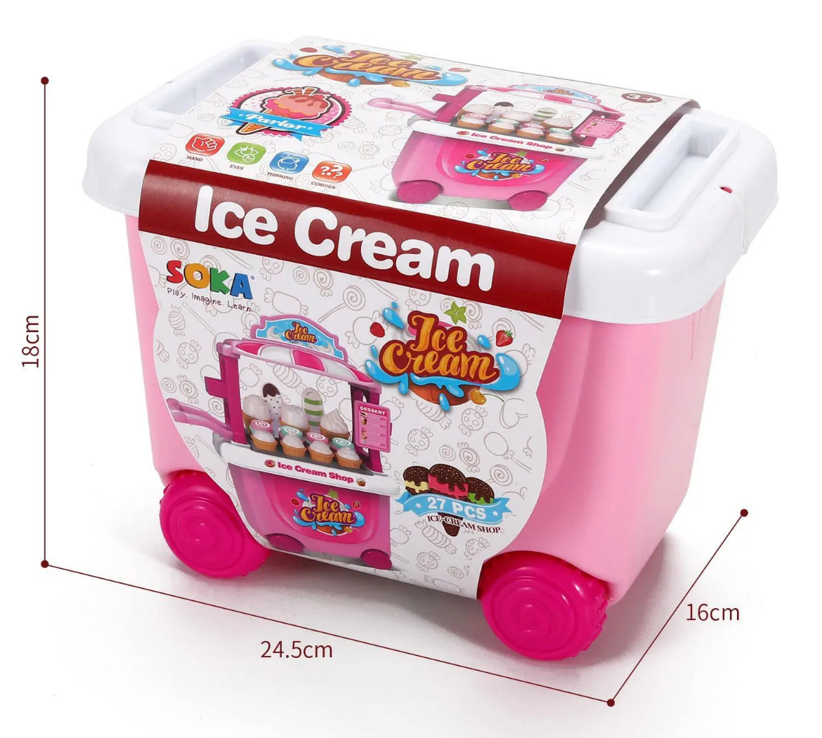 Ice Cream Shop Toy Cart