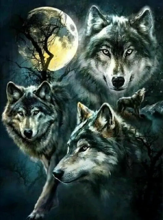 Wolves Diamond Painting