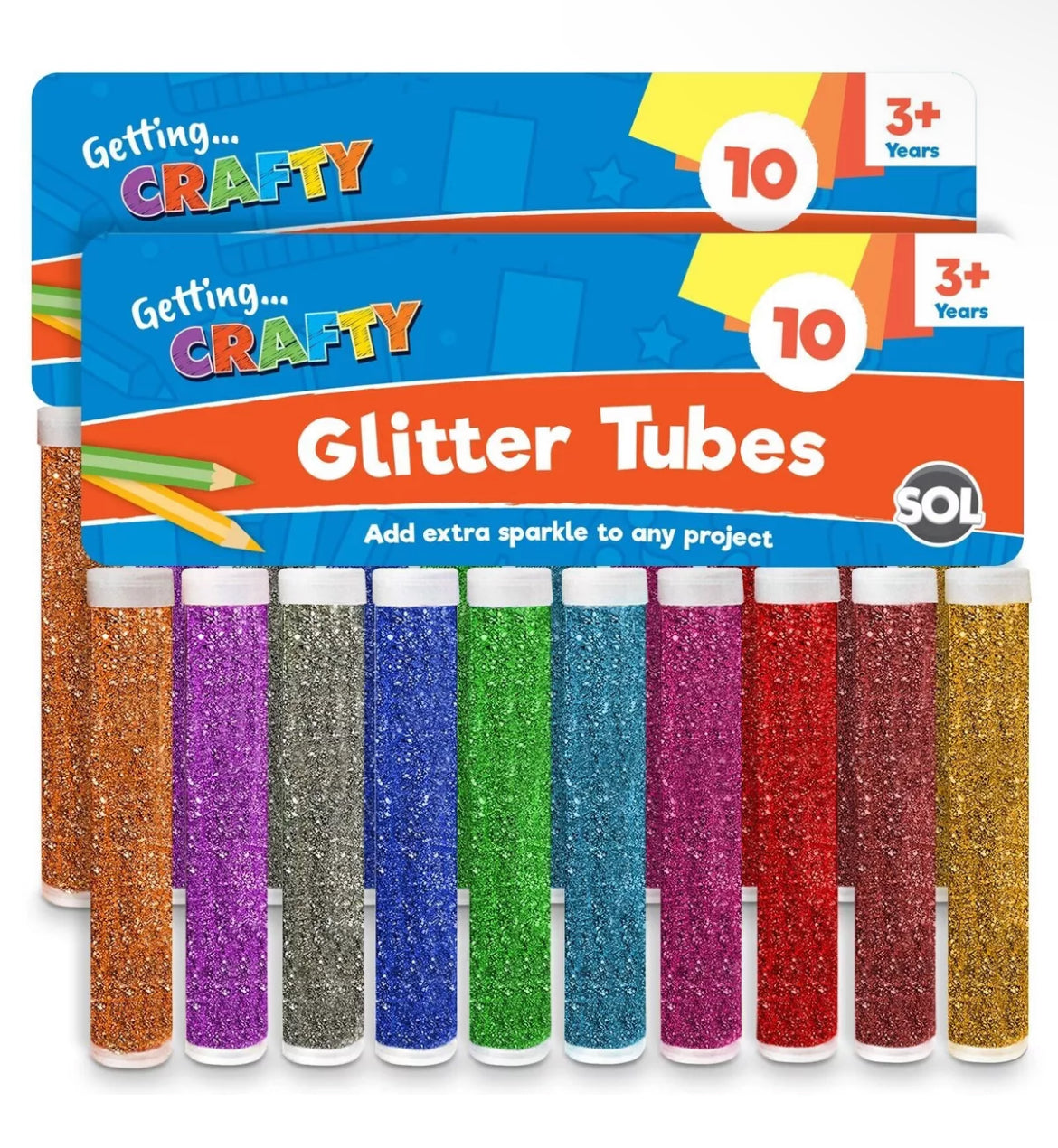 20 Glitter Tubes