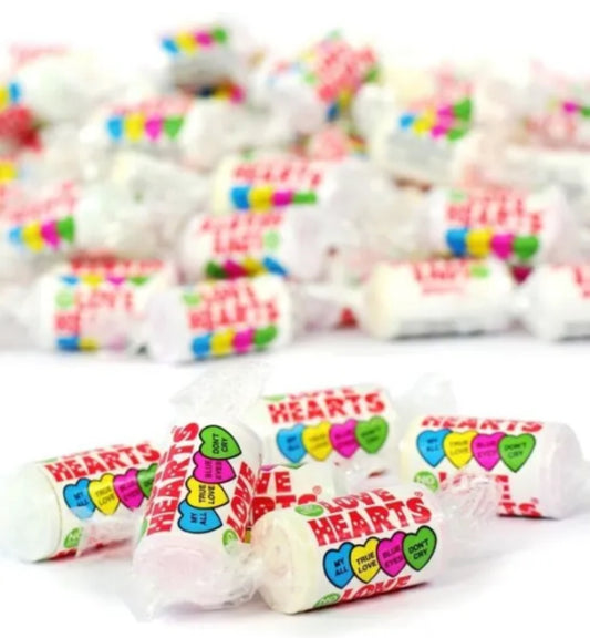 30x Mini Love Heart Sweets