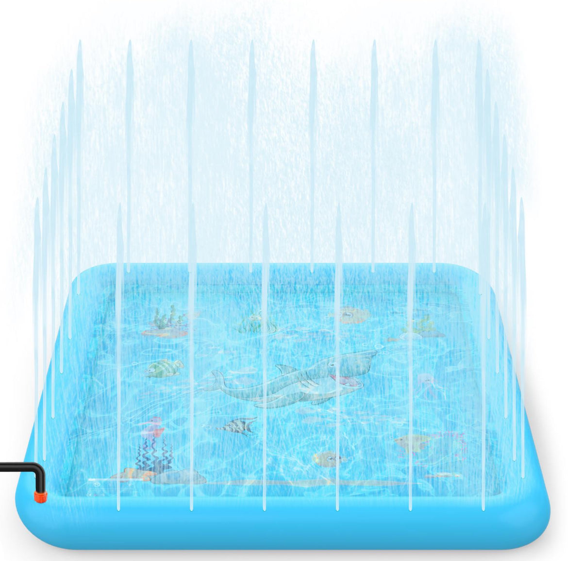 Large Square Sprinkle Splash Water Mat