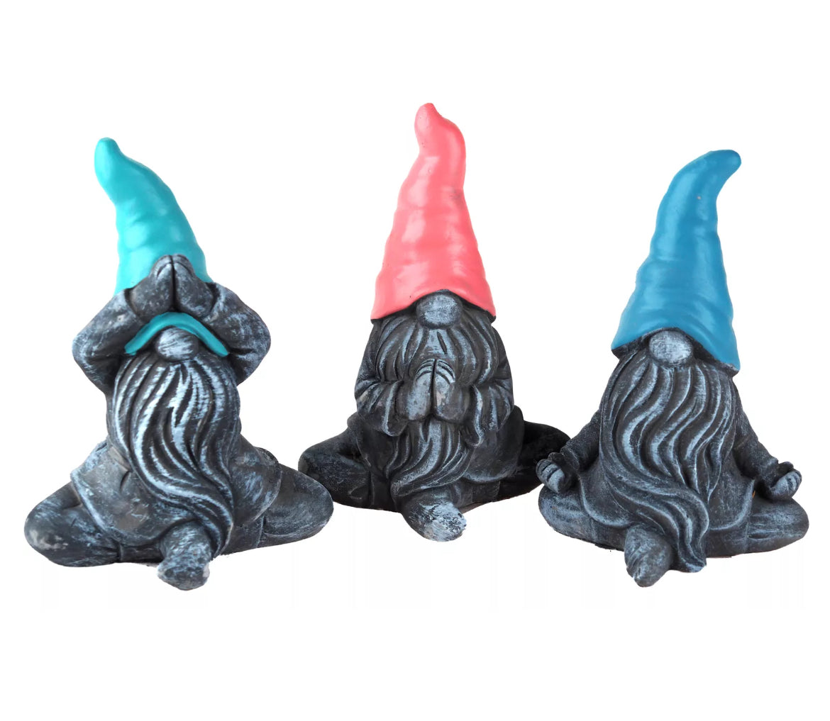 Meditating Garden Gnomes