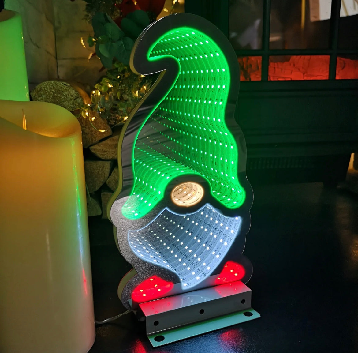 30cm LED Infinity Green Gonk