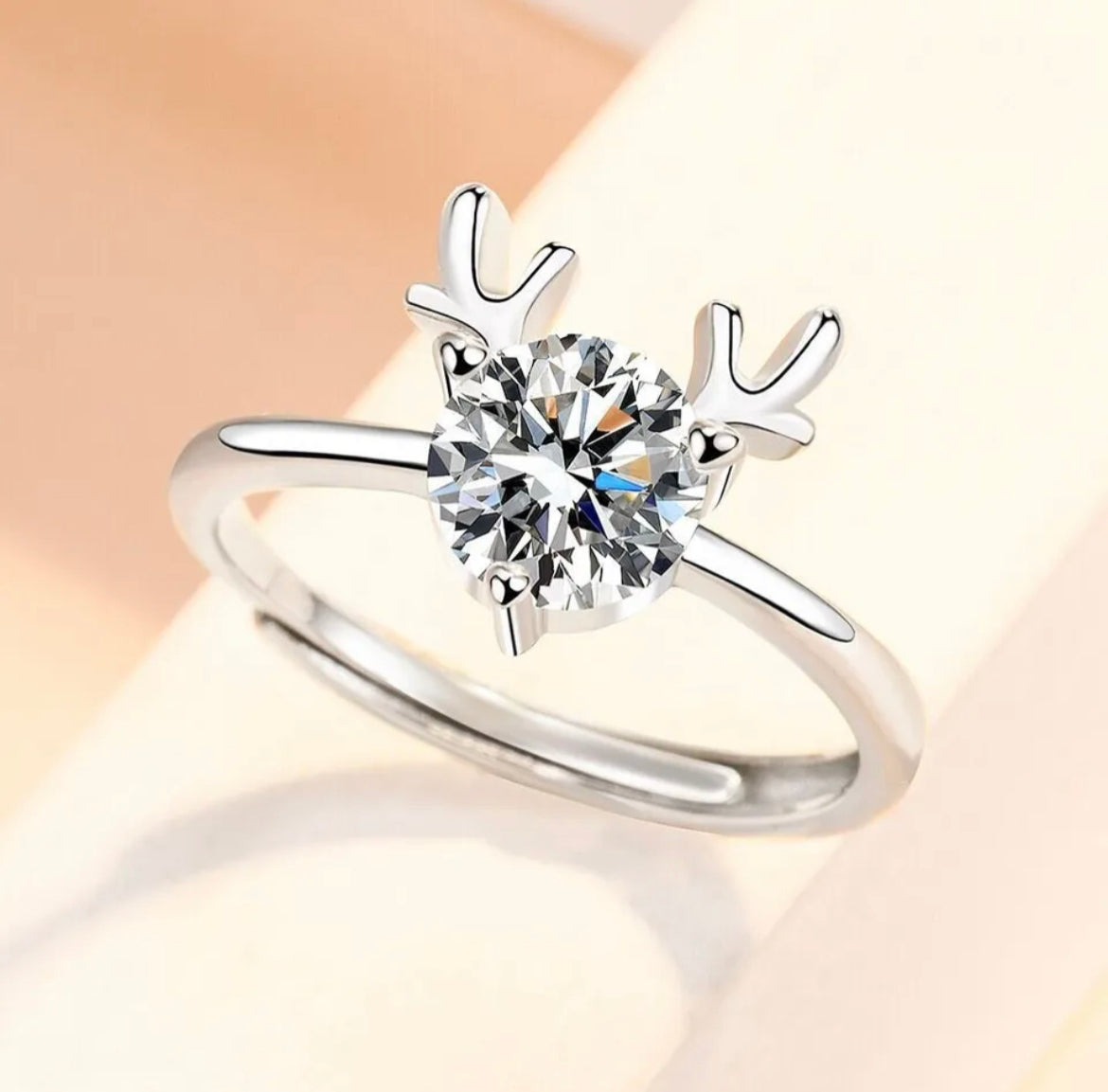 Crystal Elk Ring