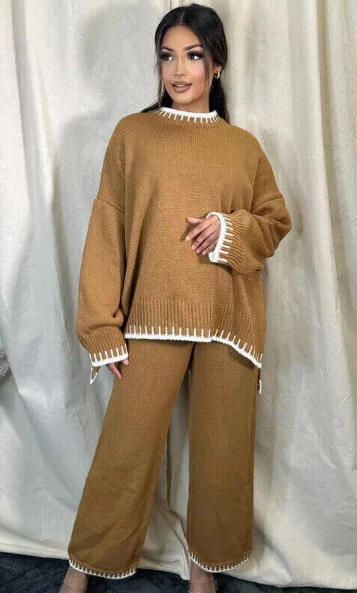 Knitted Co-Ord Loungewear Set